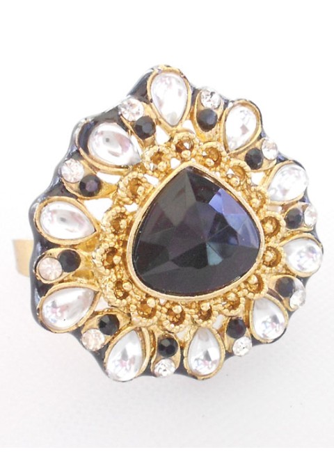 Kundan Finger Ring